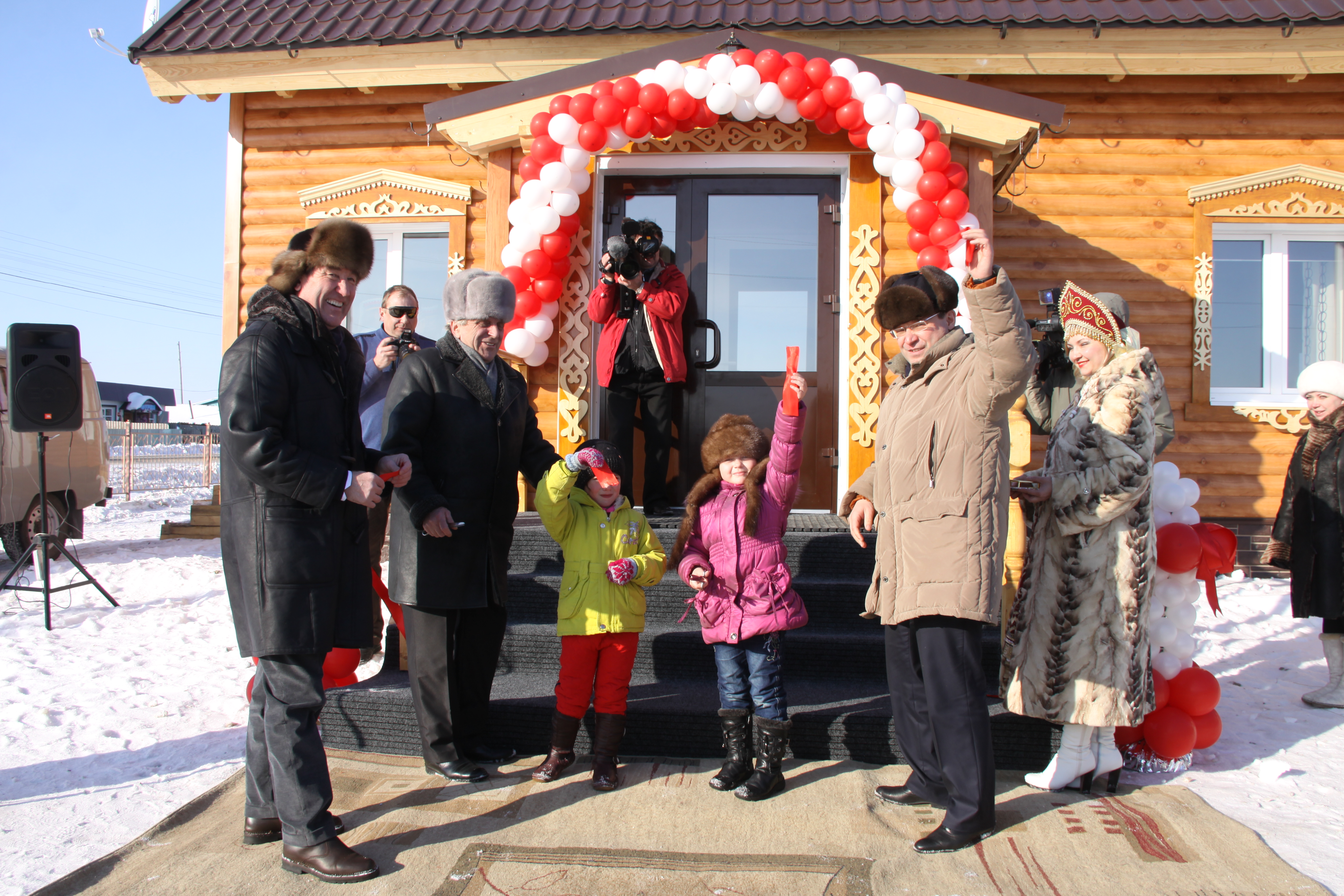 Открытие Центра досуга в с. Карасуле; 17 февраля 2012 г.